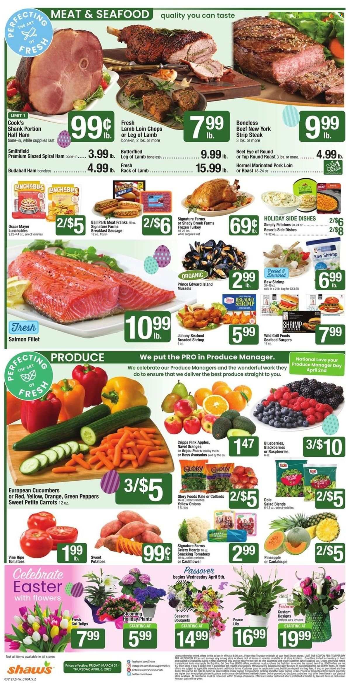 Shaw’s (MA, ME, NH, RI, VT) Weekly Ad Flyer Specials March 31 to April 6, 2023