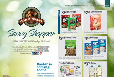 Commissary Weekly Ad Flyer Specials March 27 to April 9, 2023