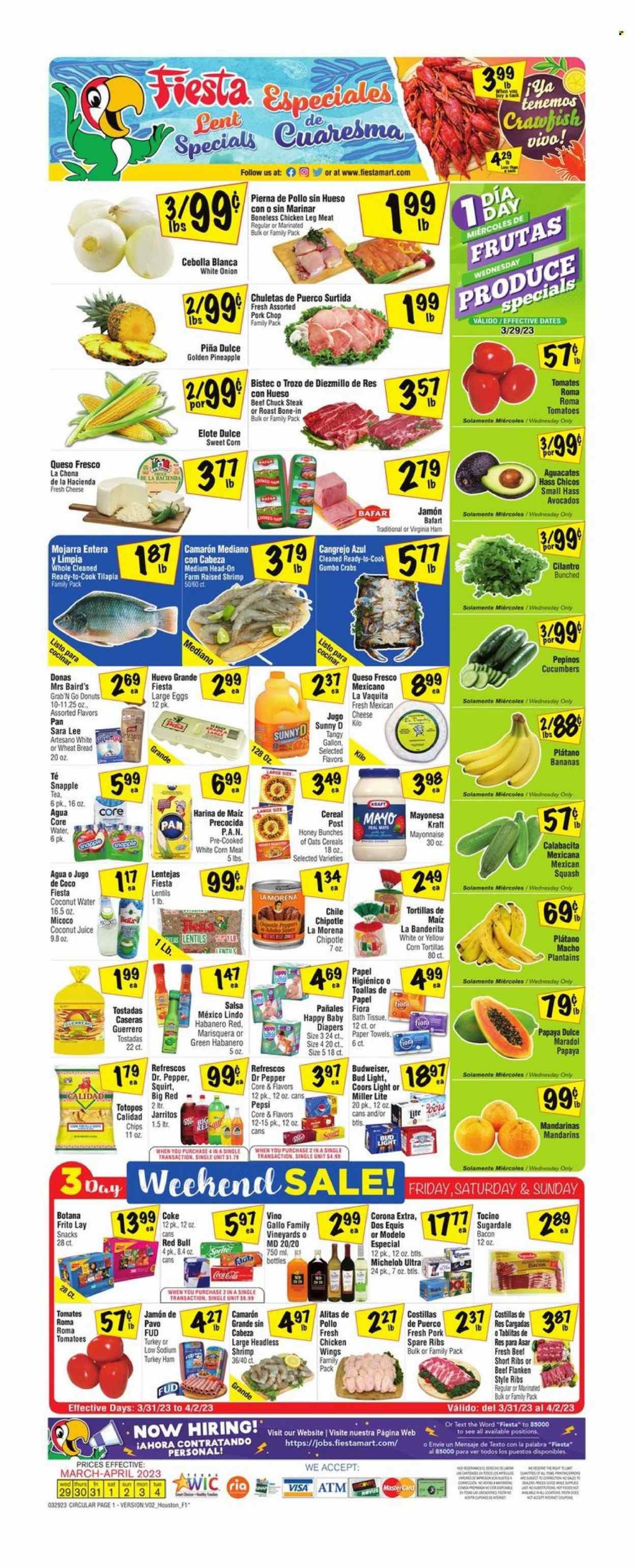 Fiesta Mart (TX) Weekly Ad Flyer Specials March 29 to April 4, 2023