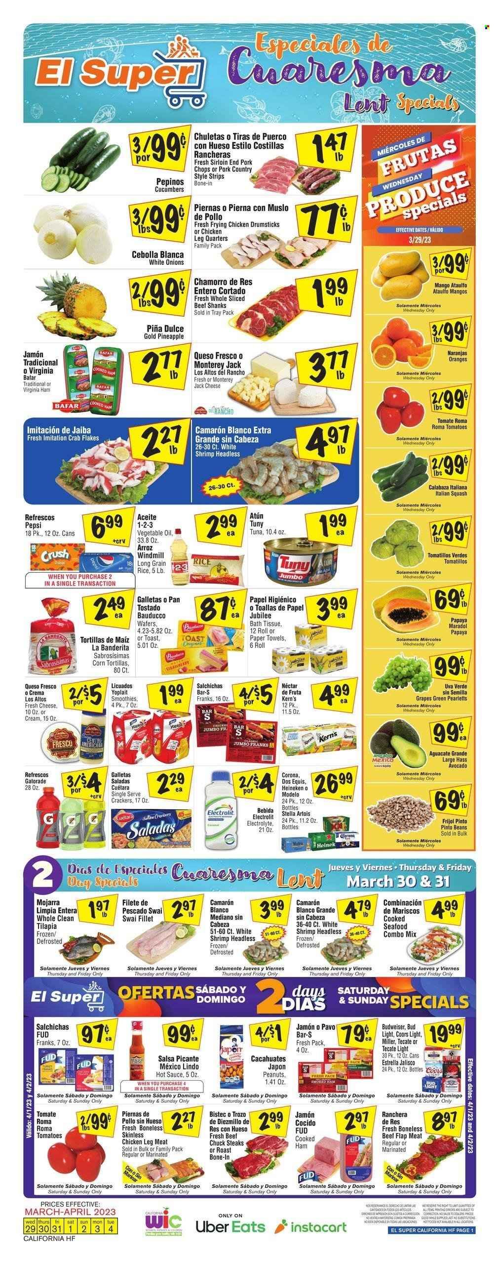 El Super (CA) Weekly Ad Flyer Specials March 29 to April 4, 2023