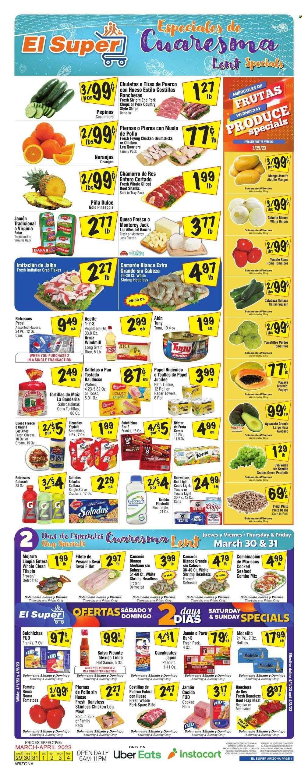 El Super (AZ) Weekly Ad Flyer Specials March 29 to April 4, 2023