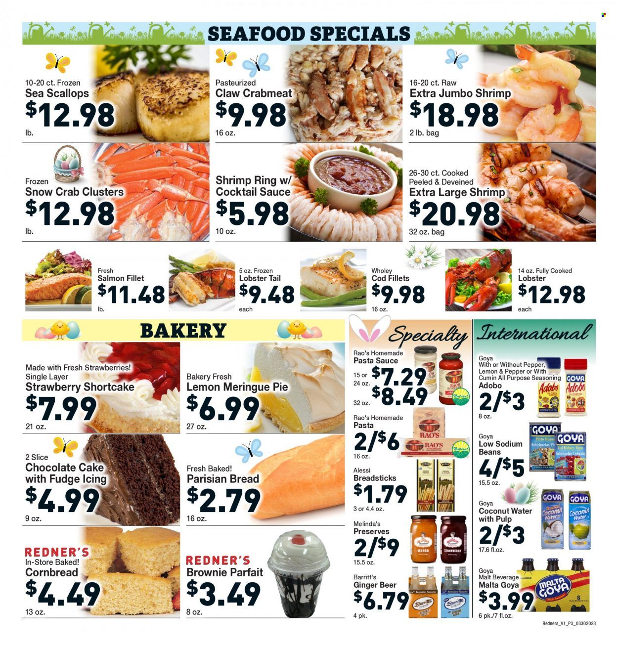 Redner's Markets (DE, MD, PA) Weekly Ad Flyer Specials March 30 to April 5, 2023