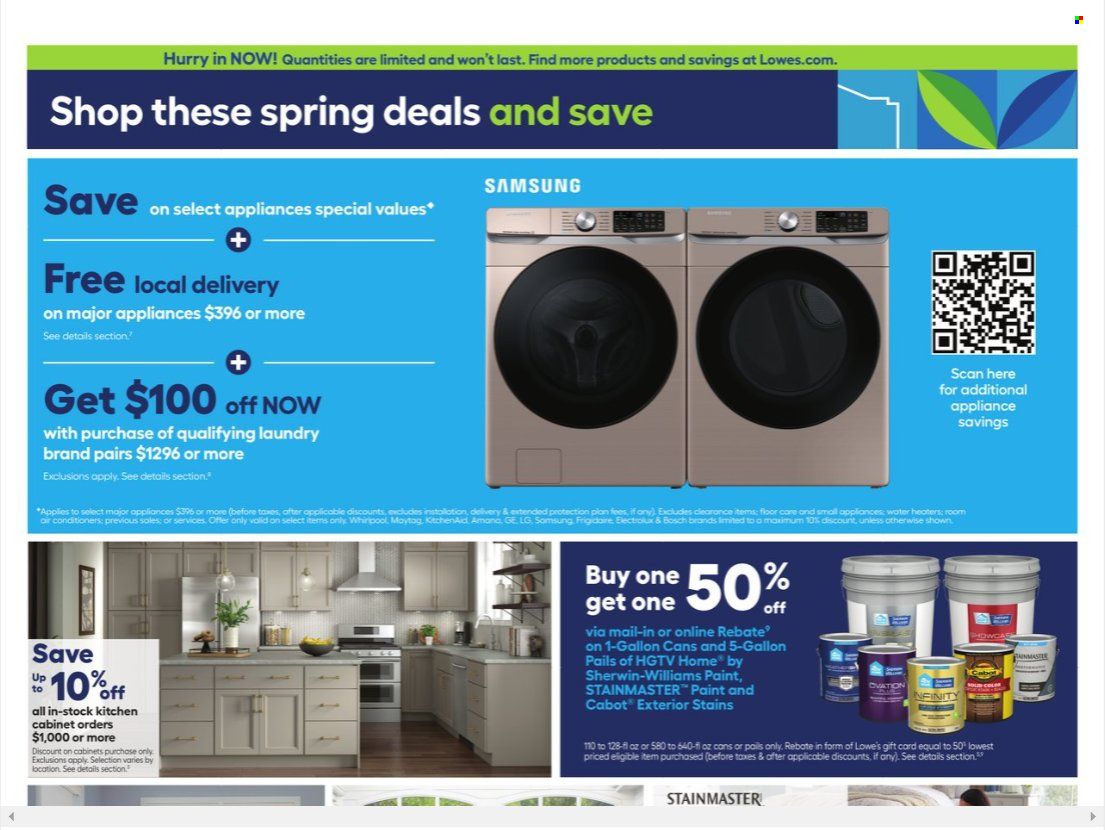 Lowe's Weekly Ad Flyer Specials March 30 to April 12, 2023