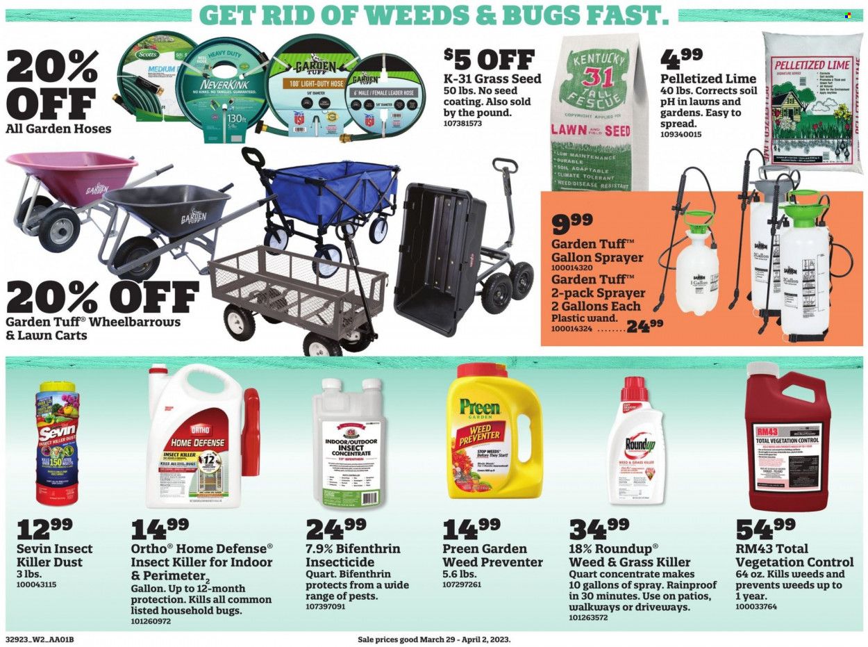 Orscheln Farm and Home (IA, IN, KS, MO, NE, OK) Weekly Ad Flyer Specials March 29 to April 2, 2023