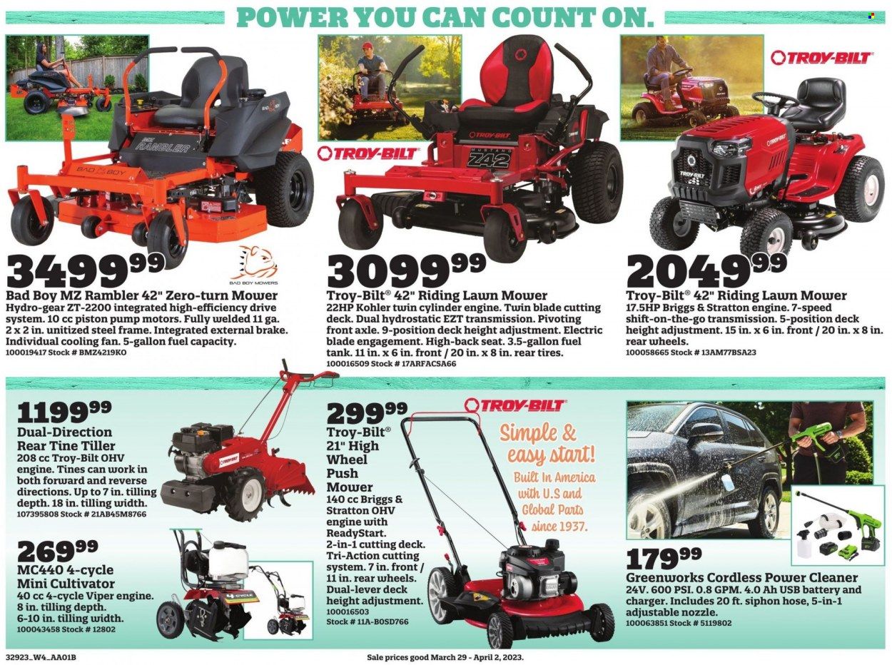 Orscheln Farm and Home (IA, IN, KS, MO, NE, OK) Weekly Ad Flyer Specials March 29 to April 2, 2023