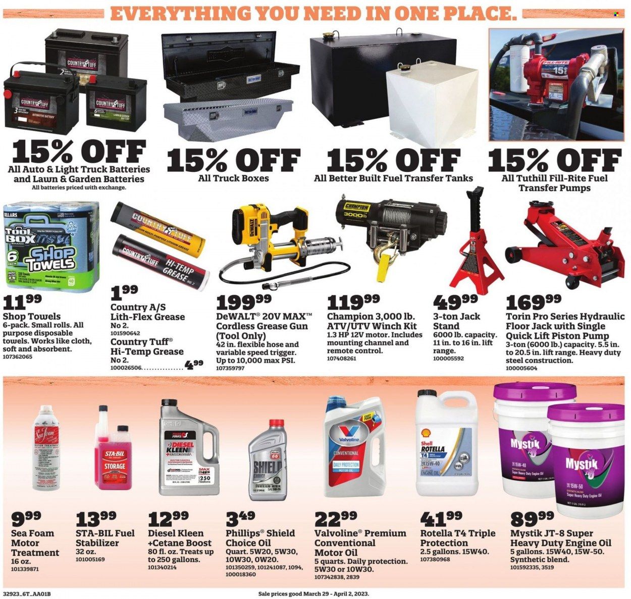 Orscheln Farm and Home (IA, IN, KS, MO, NE, OK) Weekly Ad Flyer Specials March 29 to April 2, 2023