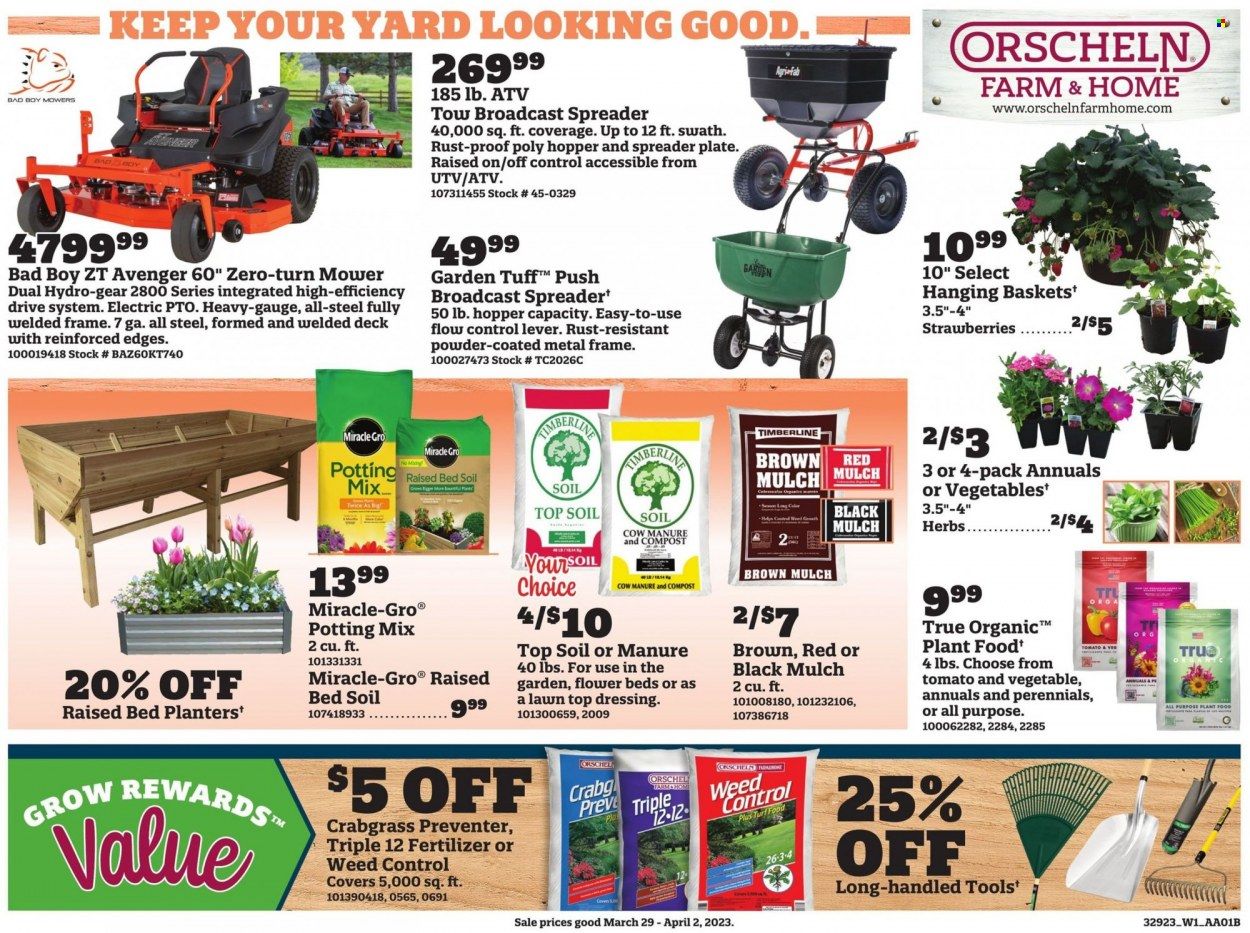 Orscheln Farm and Home (IA, IN, KS, MO, NE, OK) Weekly Ad Flyer Specials March 29 to April 2, 2023