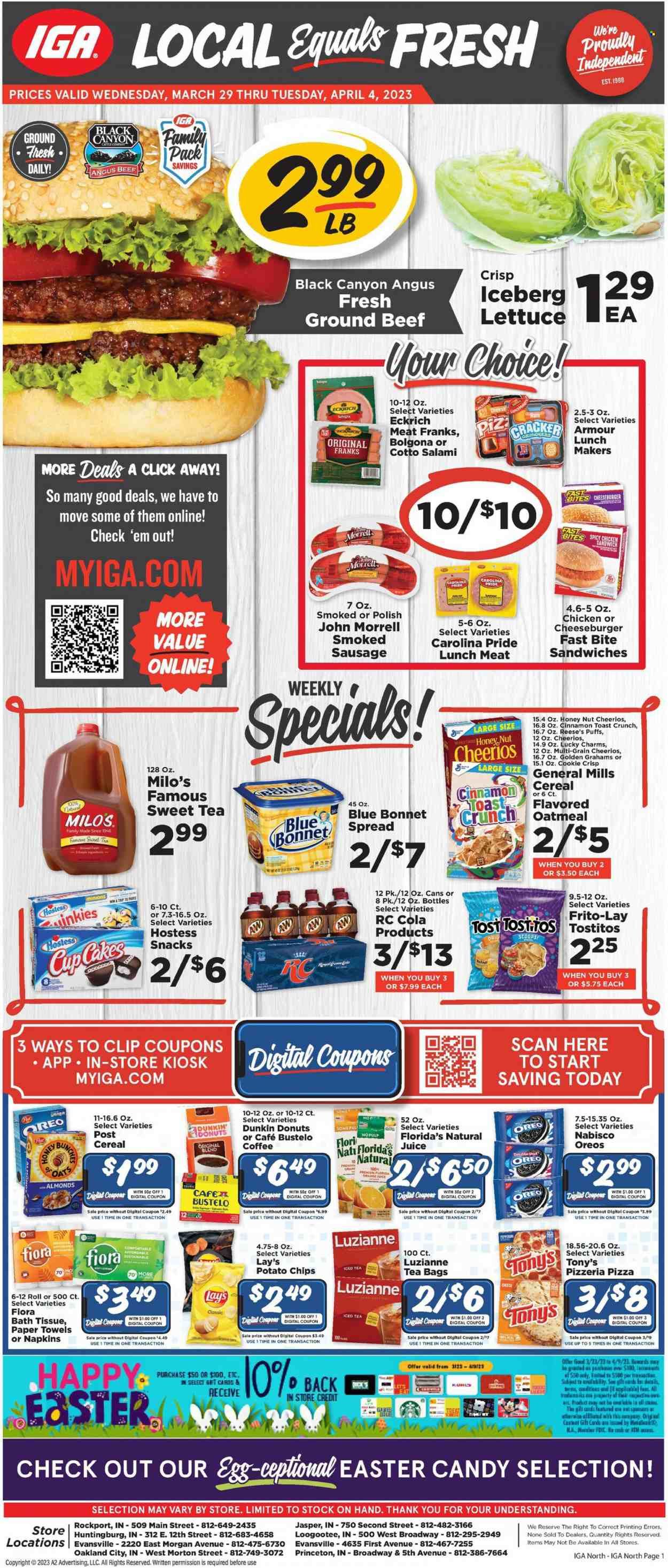 IGA (IN) Weekly Ad Flyer Specials March 29 to April 4, 2023