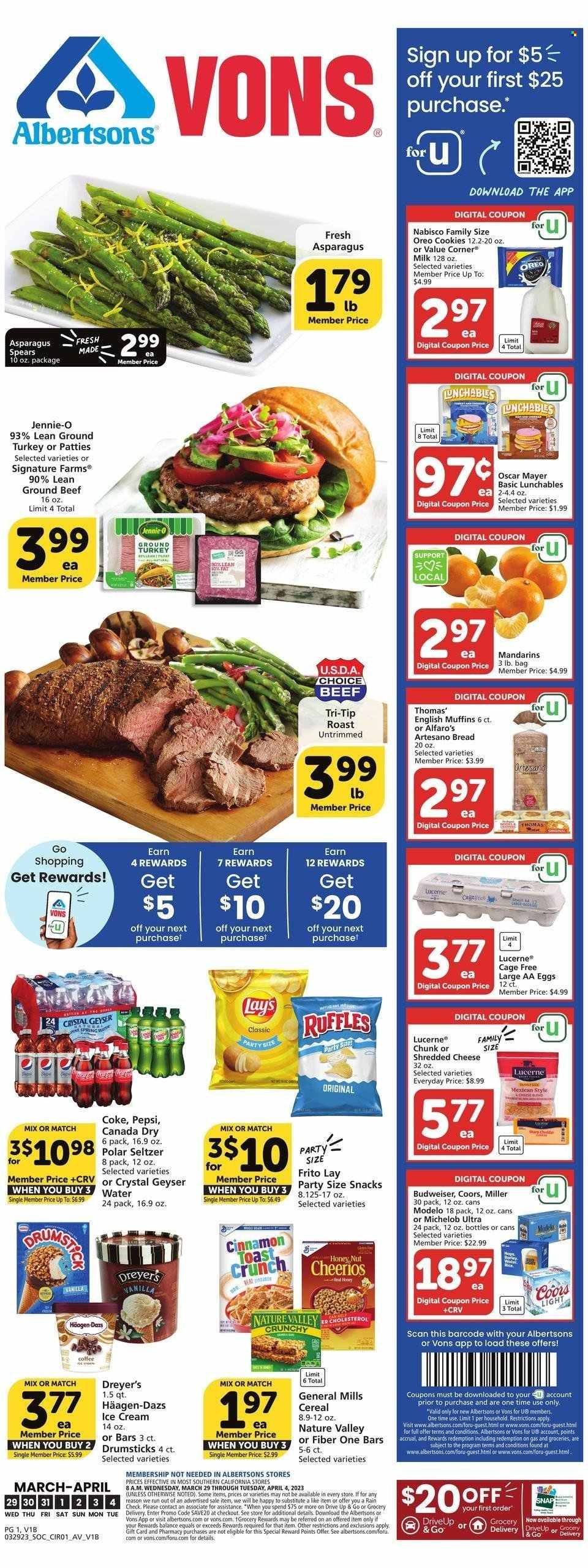 Vons (CA) Weekly Ad Flyer Specials March 29 to April 4, 2023