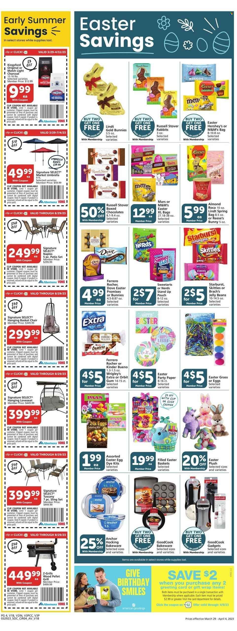 Vons (CA) Weekly Ad Flyer Specials March 29 to April 4, 2023