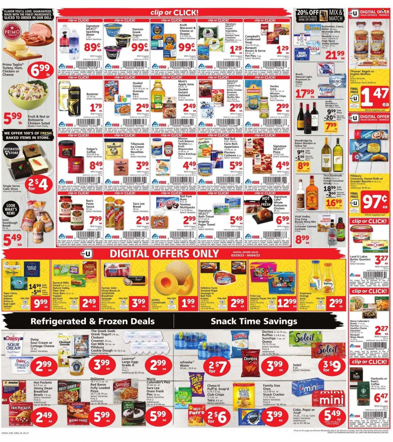 Vons (NV) Weekly Ad Flyer Specials March 29 to April 4, 2023