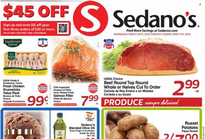 Sedano's (FL) Weekly Ad Flyer Specials March 29 to April 4, 2023