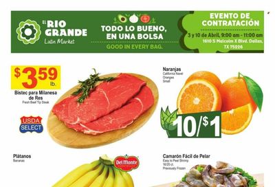 El Rio Grande (TX) Weekly Ad Flyer Specials March 29 to April 4, 2023