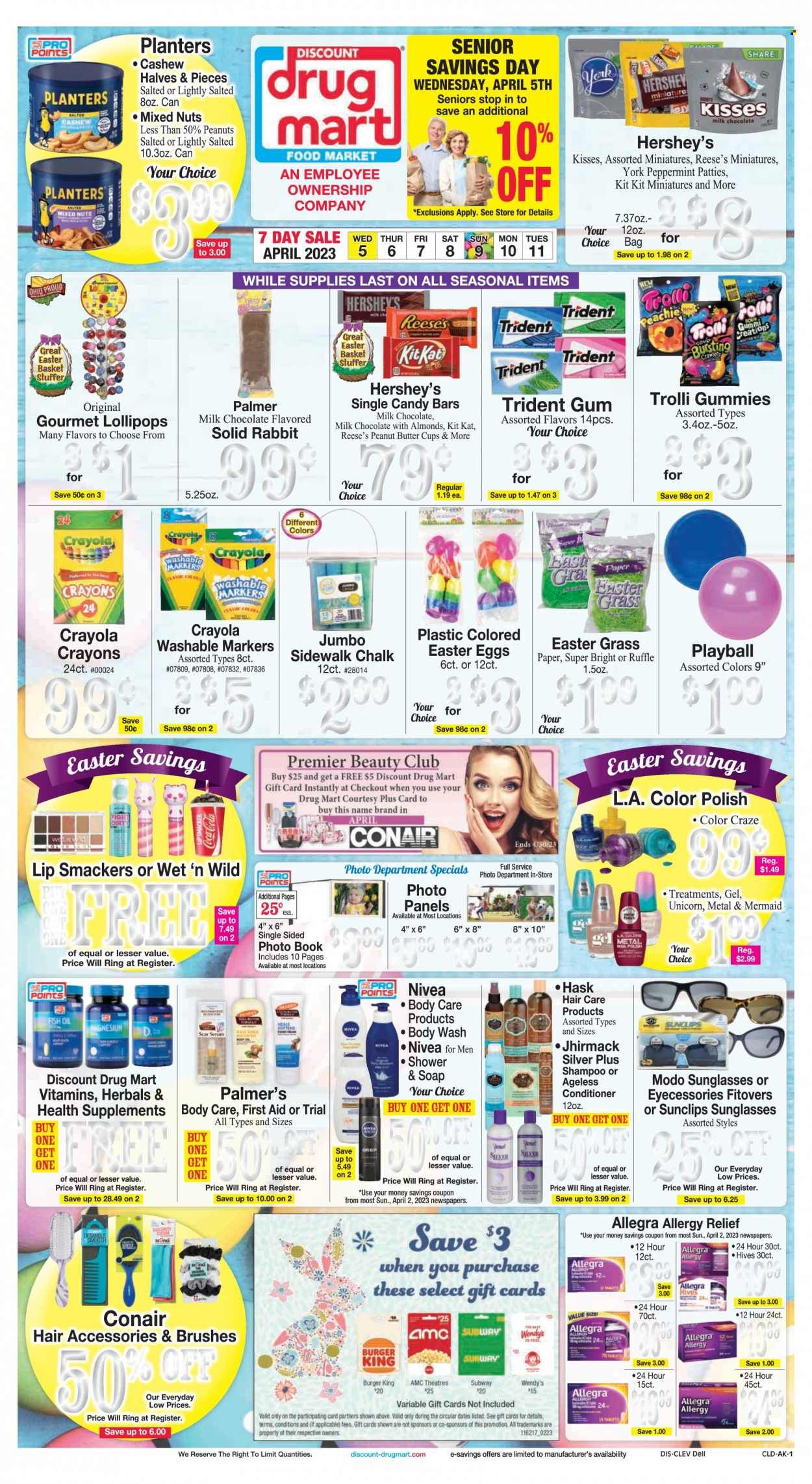 Discount Drug Mart (OH) Weekly Ad Flyer Specials April 5 to April 11, 2023