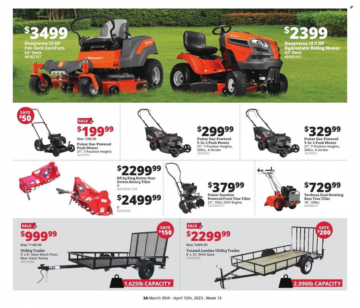 Rural King (AL, IL, IN, KY, OH, PA, TN, VA) Weekly Ad Flyer Specials March 29 to April 12, 2023