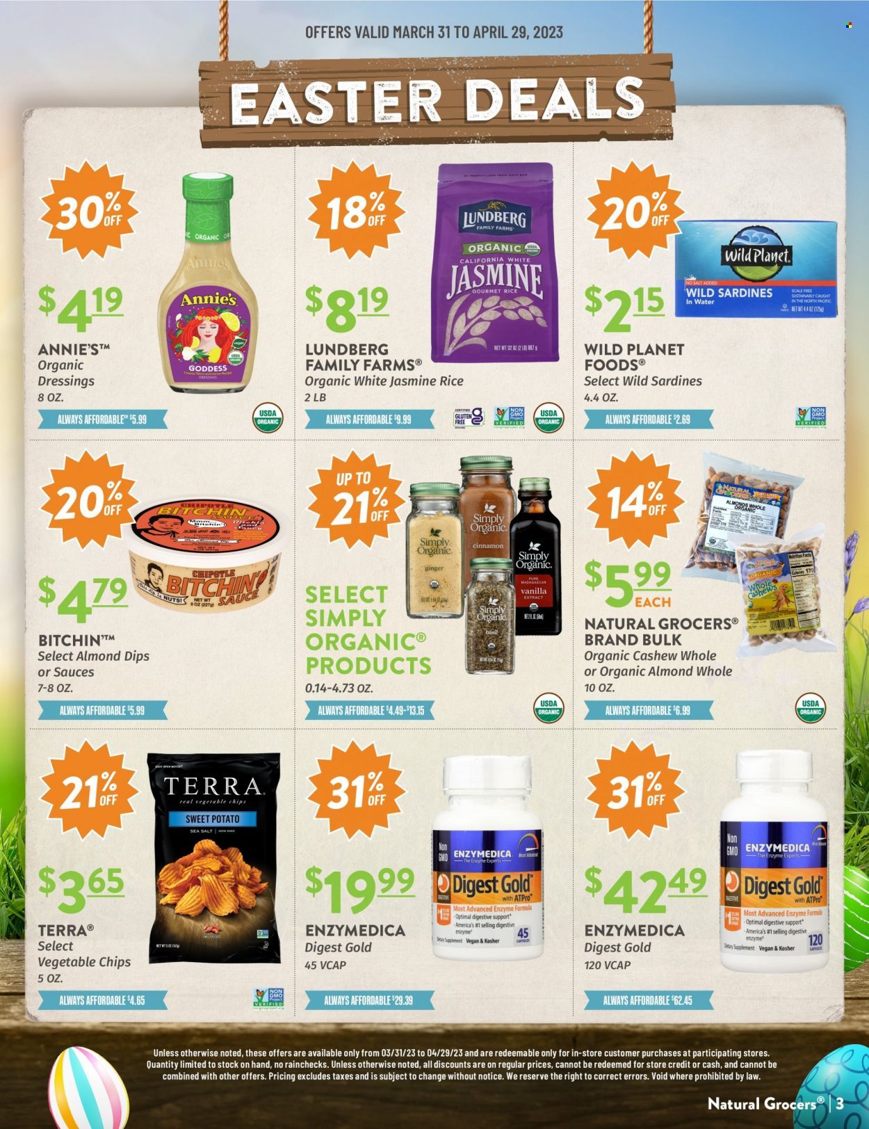 Natural Grocers Weekly Ad Flyer Specials March 31 to April 29, 2023