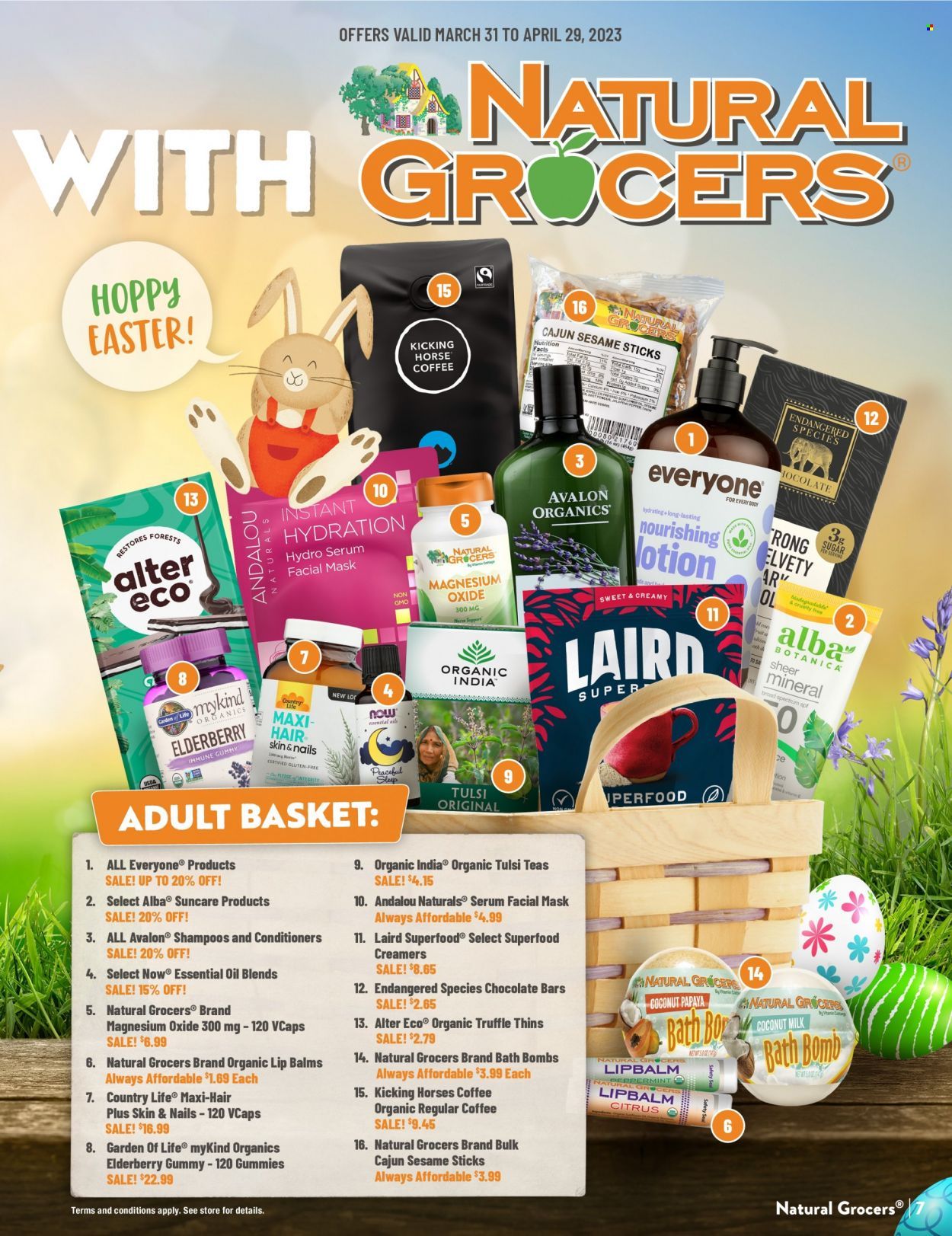 Natural Grocers Weekly Ad Flyer Specials March 31 to April 29, 2023