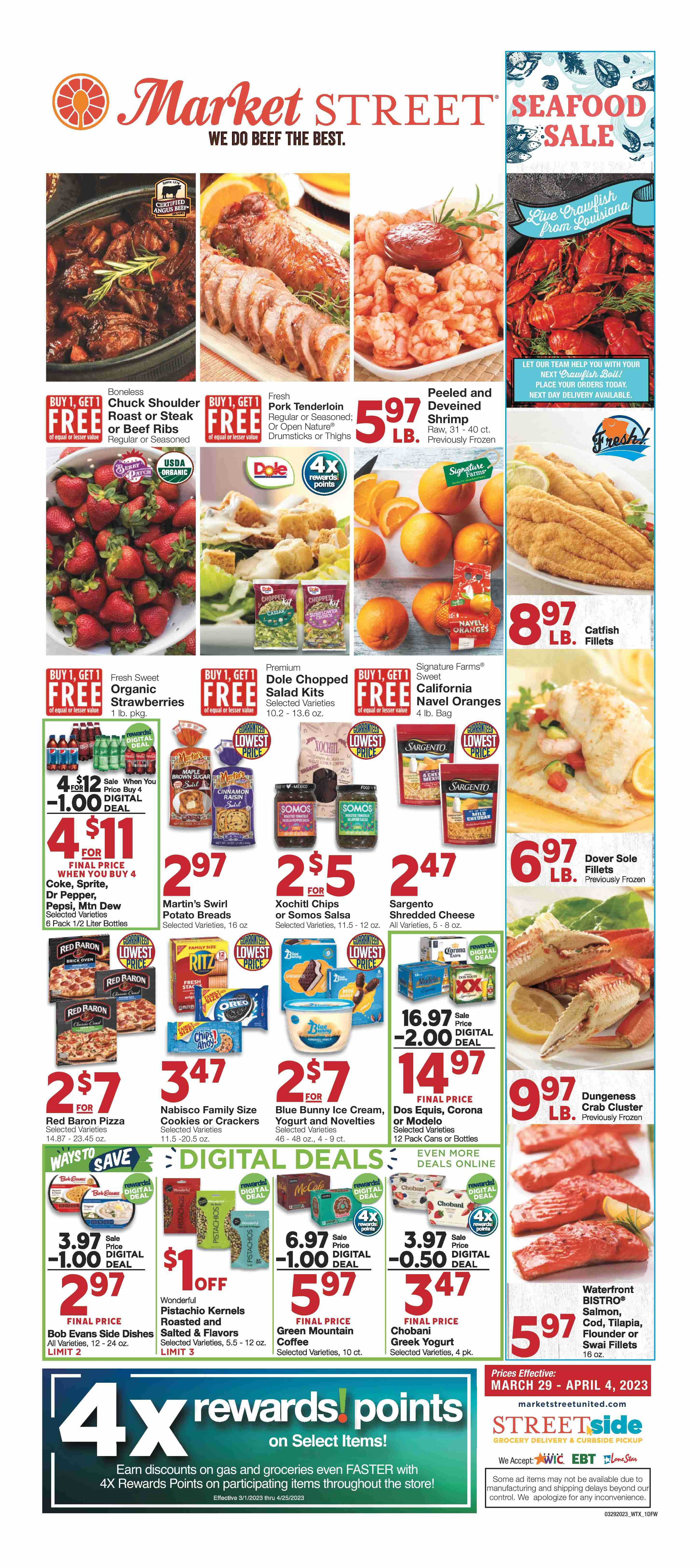 Market Street (NM, TX) Weekly Ad Flyer Specials March 29 to April 4, 2023