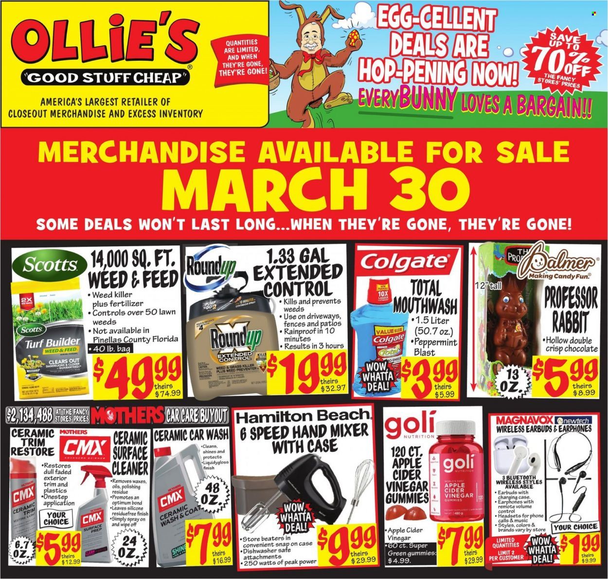 Ollie's Bargain Outlet Weekly Ad Flyer Specials March 29 to April 5, 2023