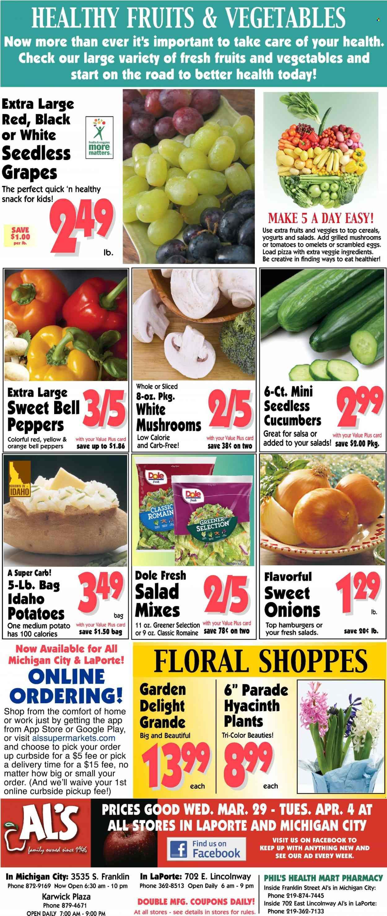 Al's Supermarket (IN) Weekly Ad Flyer Specials March 29 to April 4, 2023