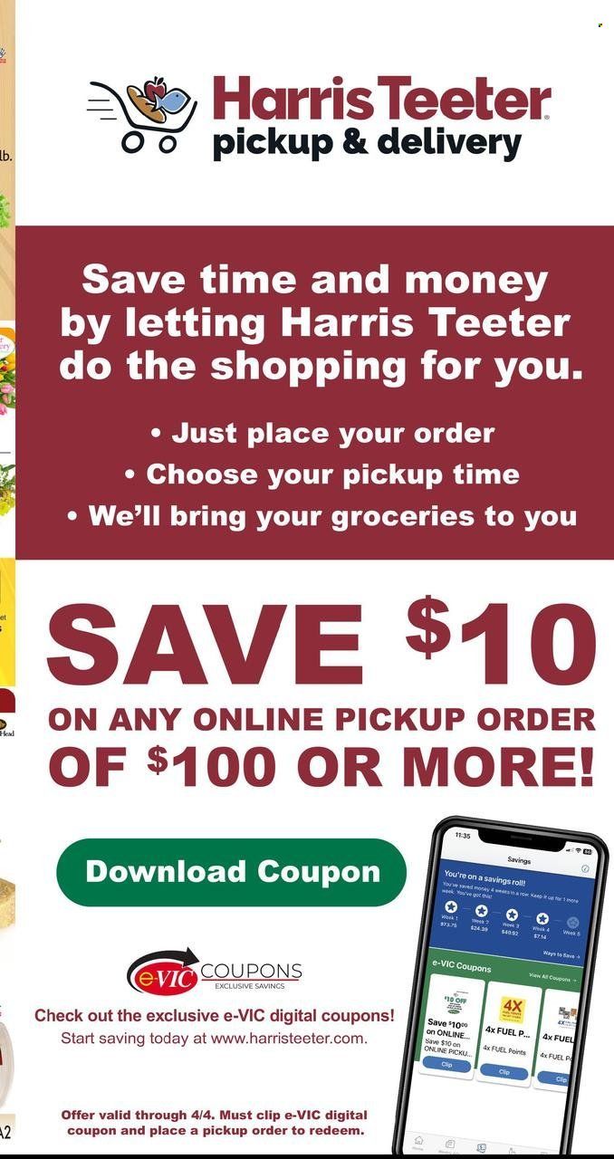 Harris Teeter Weekly Ad Flyer Specials March 29 to April 4, 2023