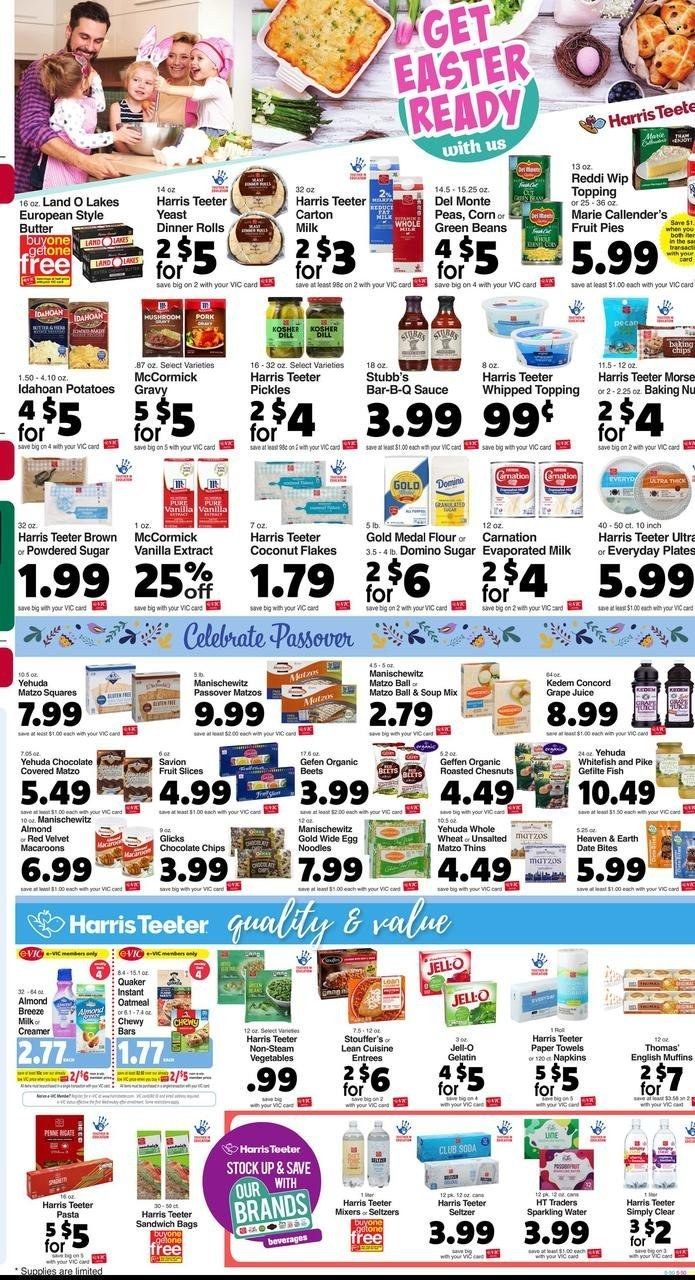 Harris Teeter Weekly Ad Flyer Specials March 29 to April 4, 2023