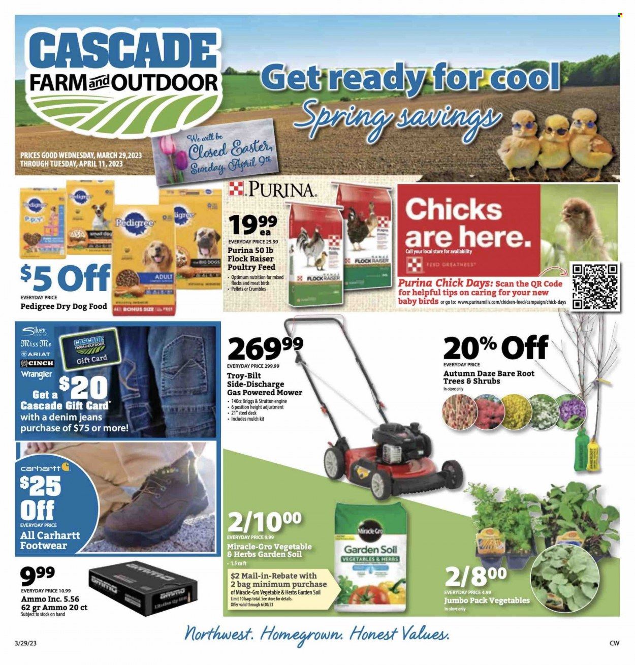 Cascade Farm And Outdoor (OR, WA) Weekly Ad Flyer Specials March 29 to April 11, 2023