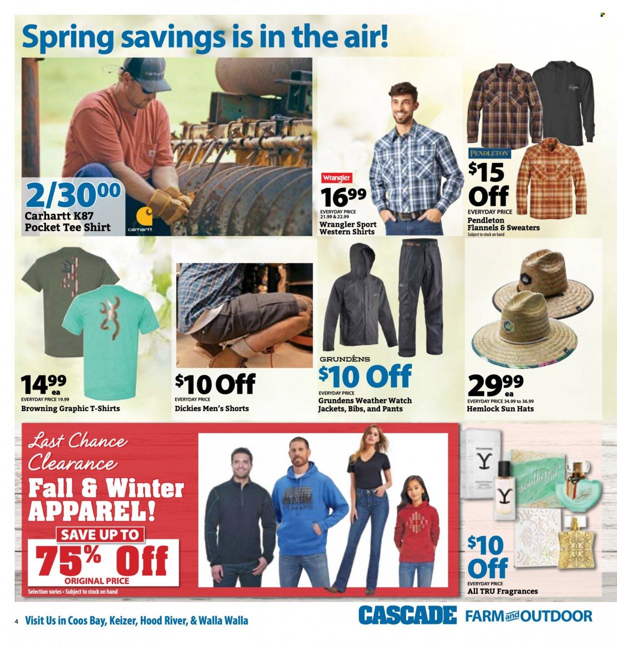 Cascade Farm And Outdoor (OR, WA) Weekly Ad Flyer Specials March 29 to April 11, 2023