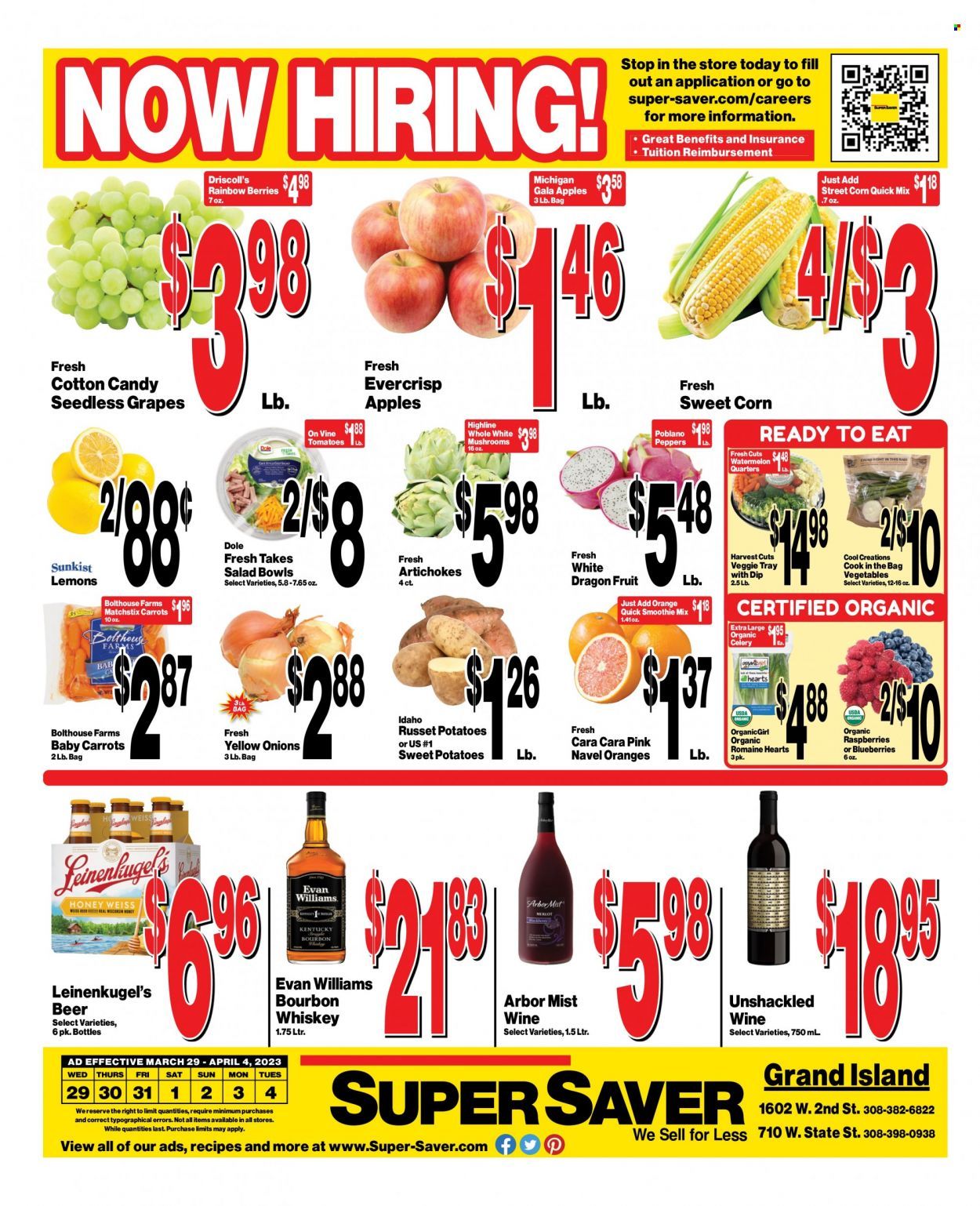 Super Saver Weekly Ad Flyer Specials March 29 to April 4, 2023