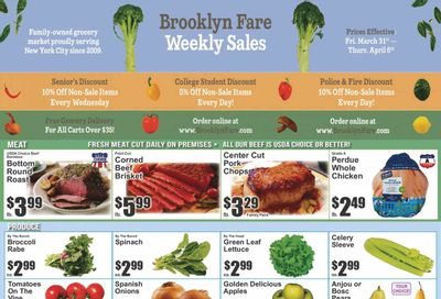Brooklyn Fare (NY) Weekly Ad Flyer Specials March 31 to April 6, 2023