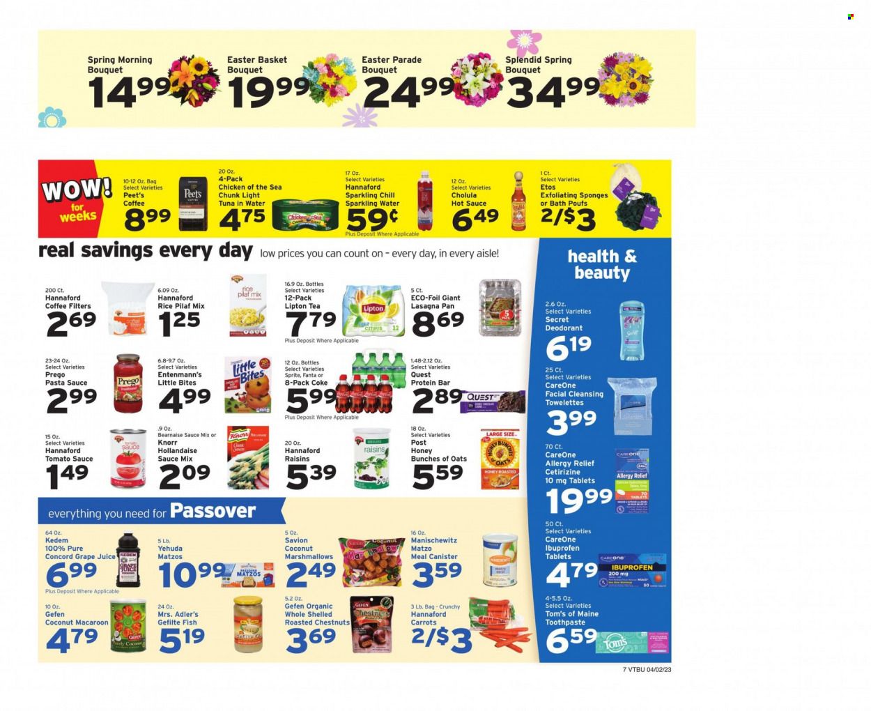 Hannaford (VT) Weekly Ad Flyer Specials April 2 to April 8, 2023