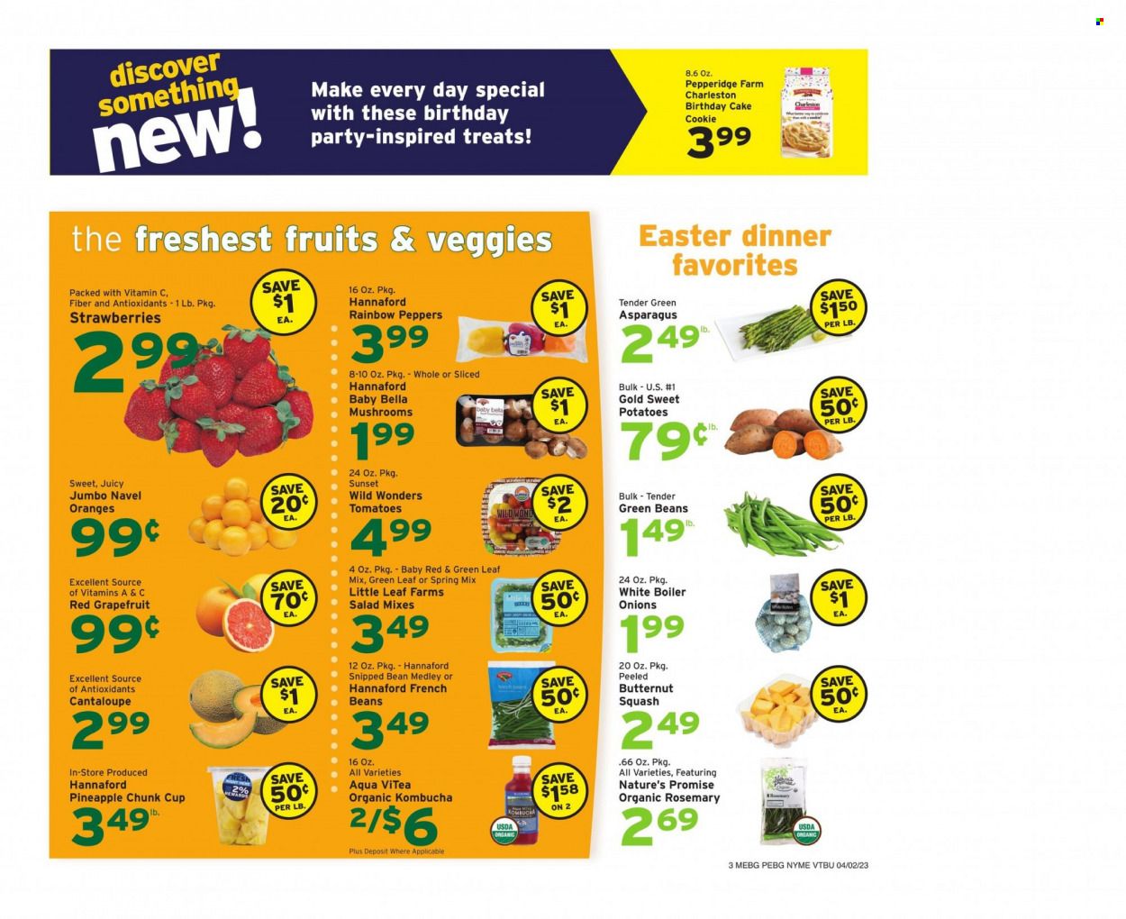 Hannaford (VT) Weekly Ad Flyer Specials April 2 to April 8, 2023
