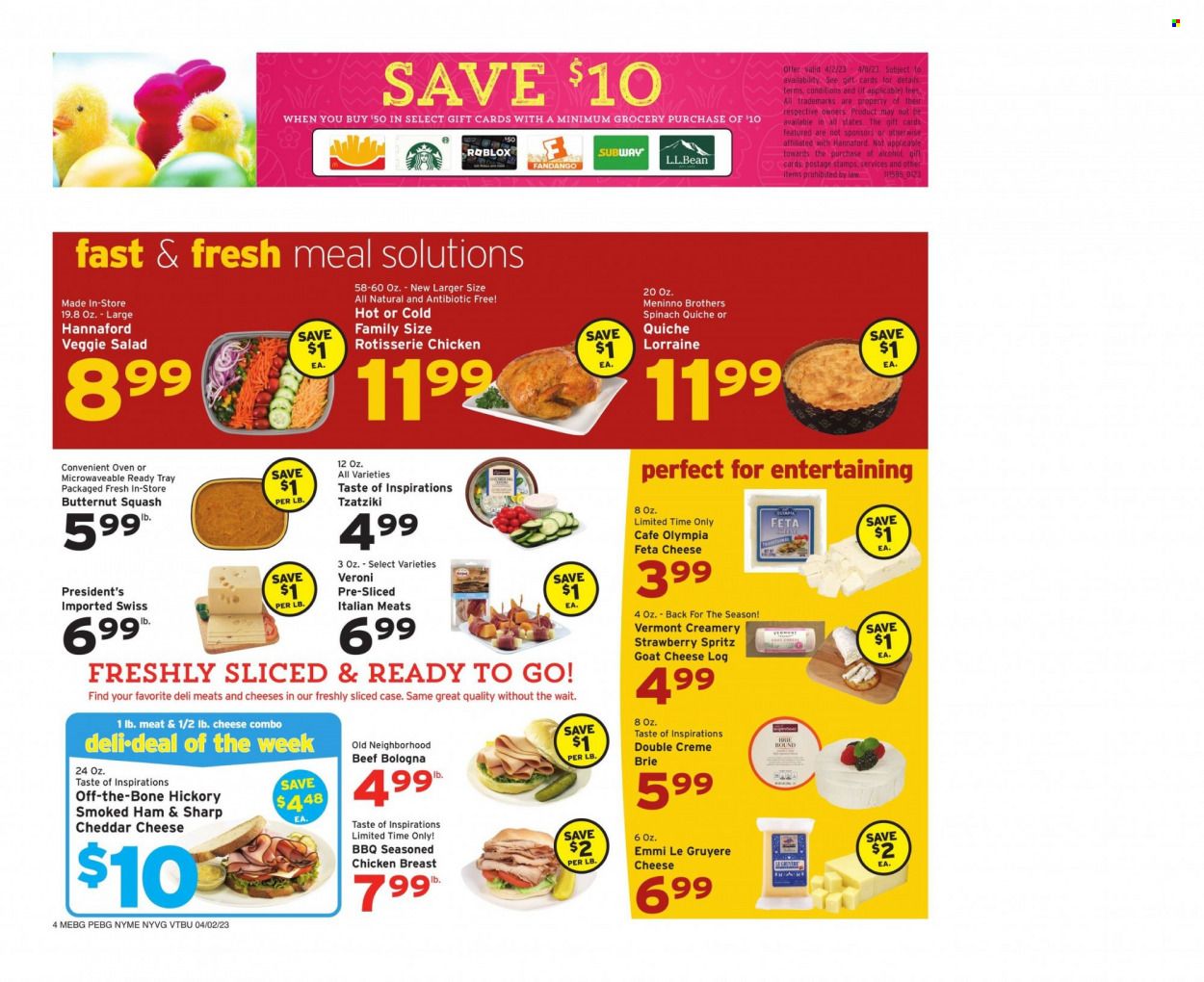 Hannaford (VT) Weekly Ad Flyer Specials April 2 to April 8, 2023