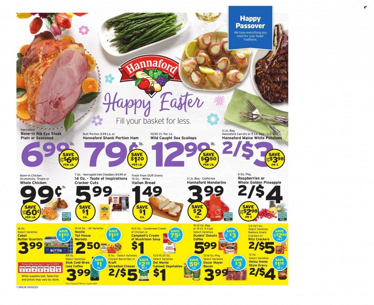 Hannaford (MA) Weekly Ad Flyer Specials April 2 to April 8, 2023