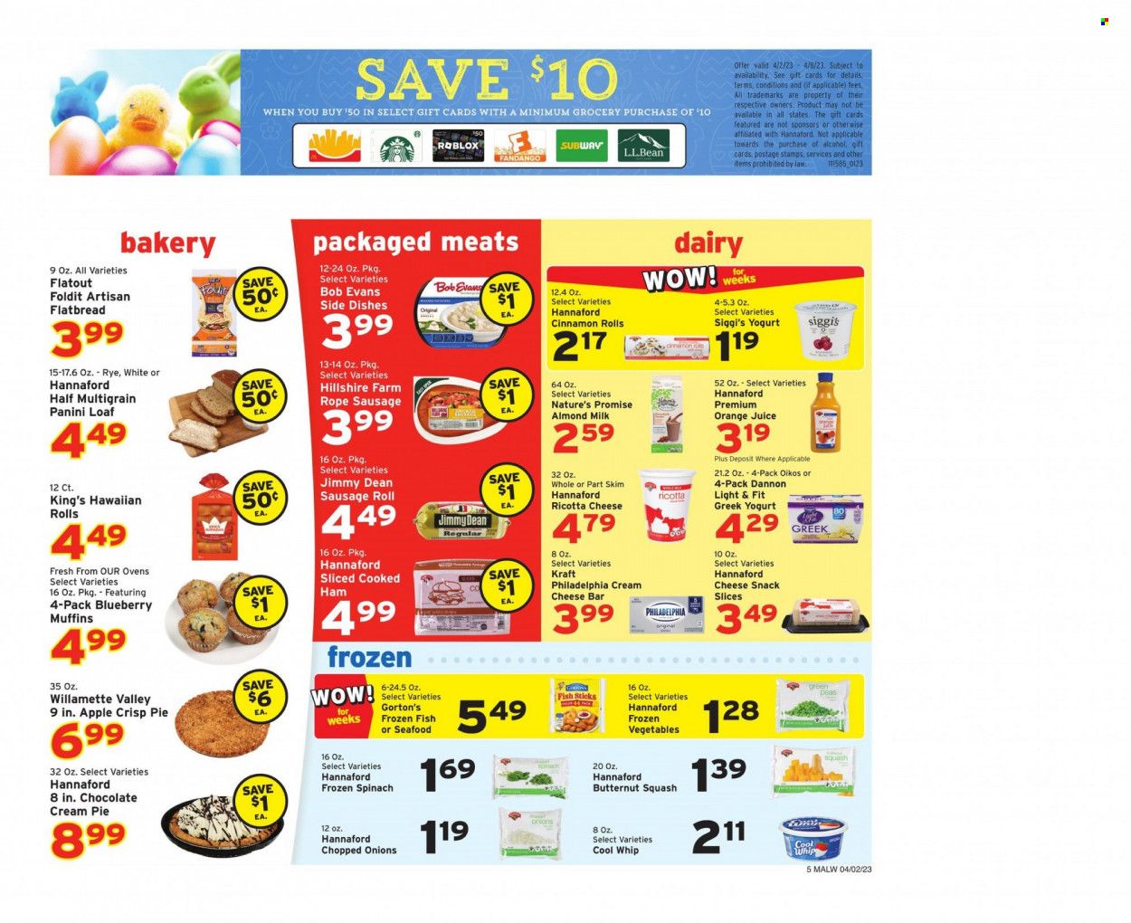 Hannaford (MA) Weekly Ad Flyer Specials April 2 to April 8, 2023