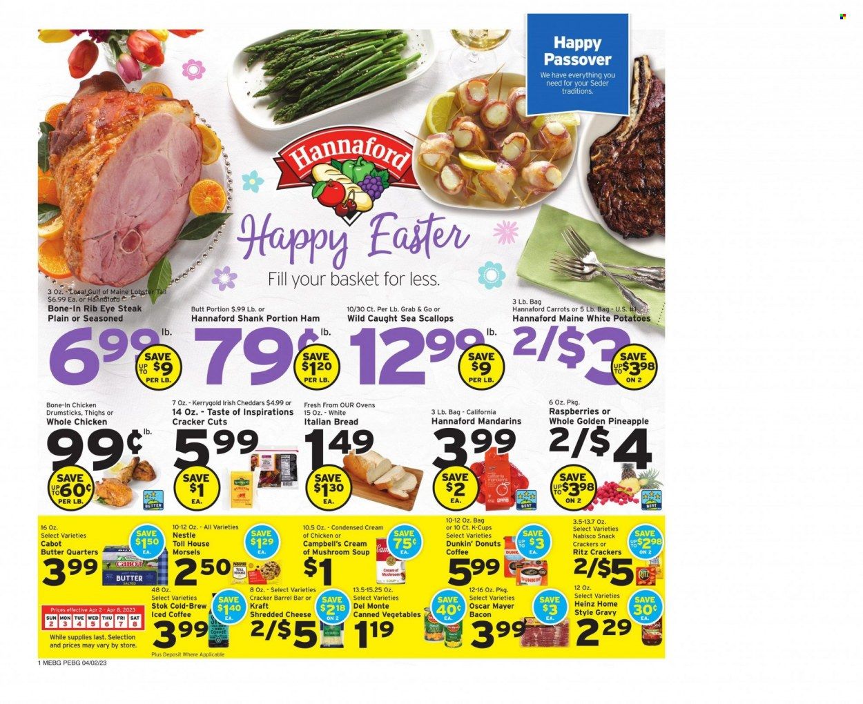 Hannaford (ME) Weekly Ad Flyer Specials April 2 to April 8, 2023