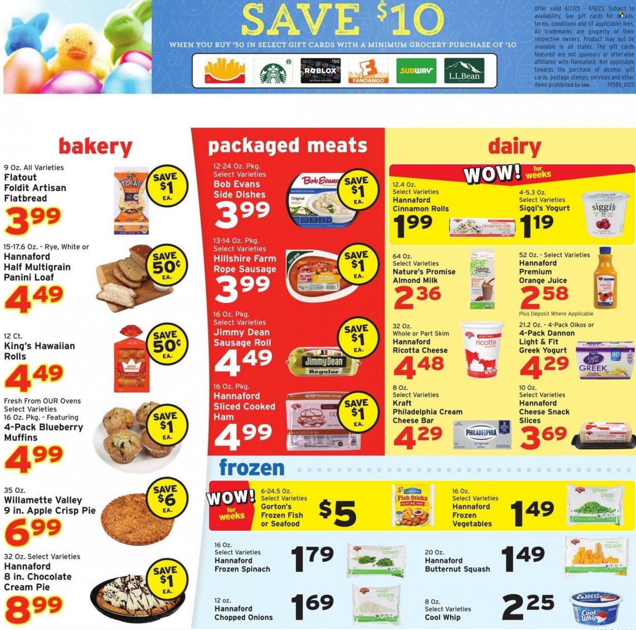 Hannaford (NY) Weekly Ad Flyer Specials April 2 to April 8, 2023