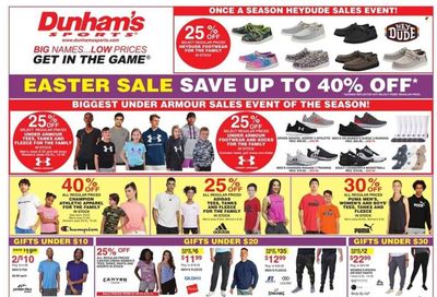 Dunham's Sports Weekly Ad Flyer Specials April 1 to April 6, 2023