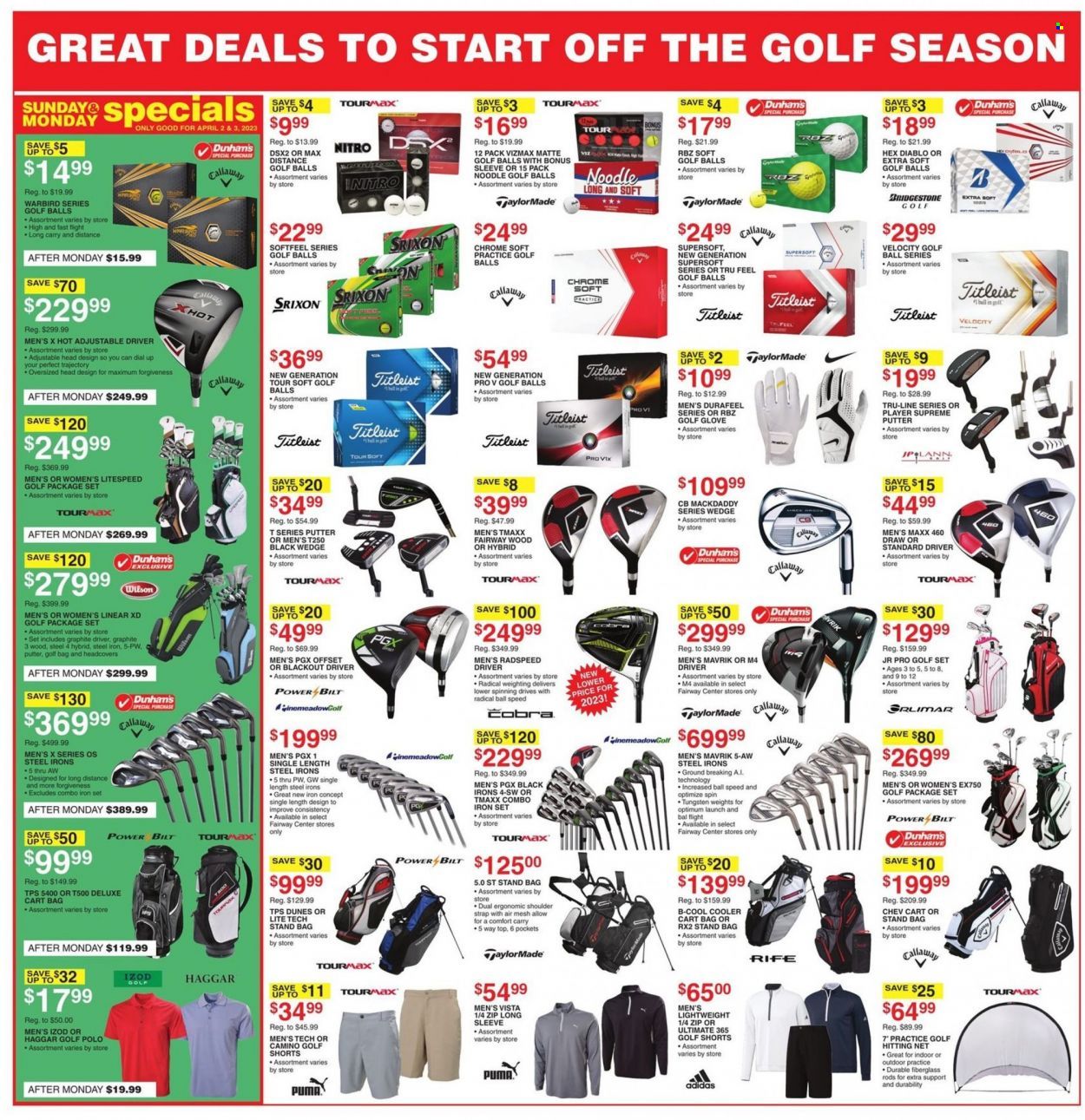 Dunham's Sports Weekly Ad Flyer Specials April 1 to April 6, 2023
