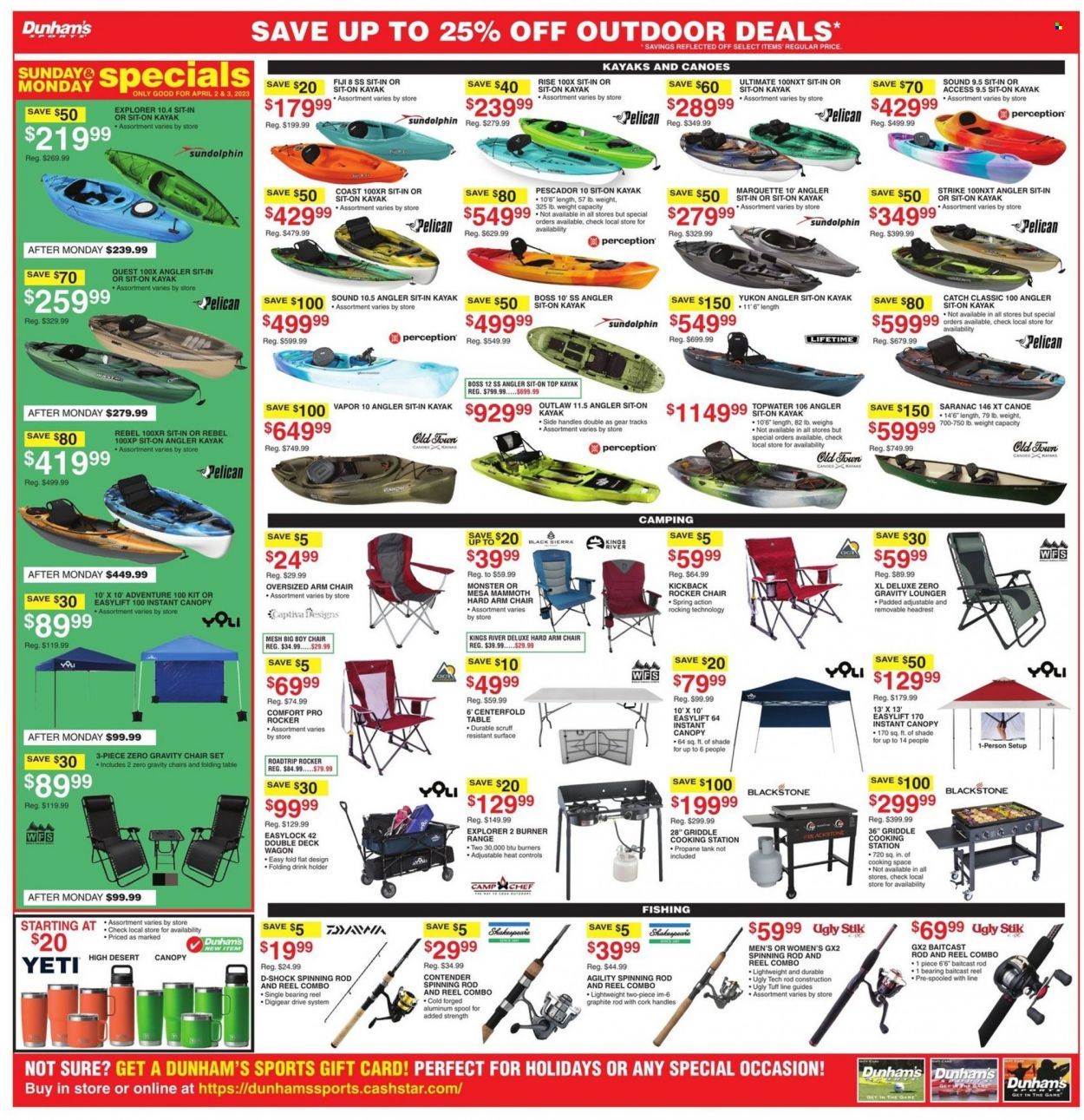 Dunham's Sports Weekly Ad Flyer Specials April 1 to April 6, 2023