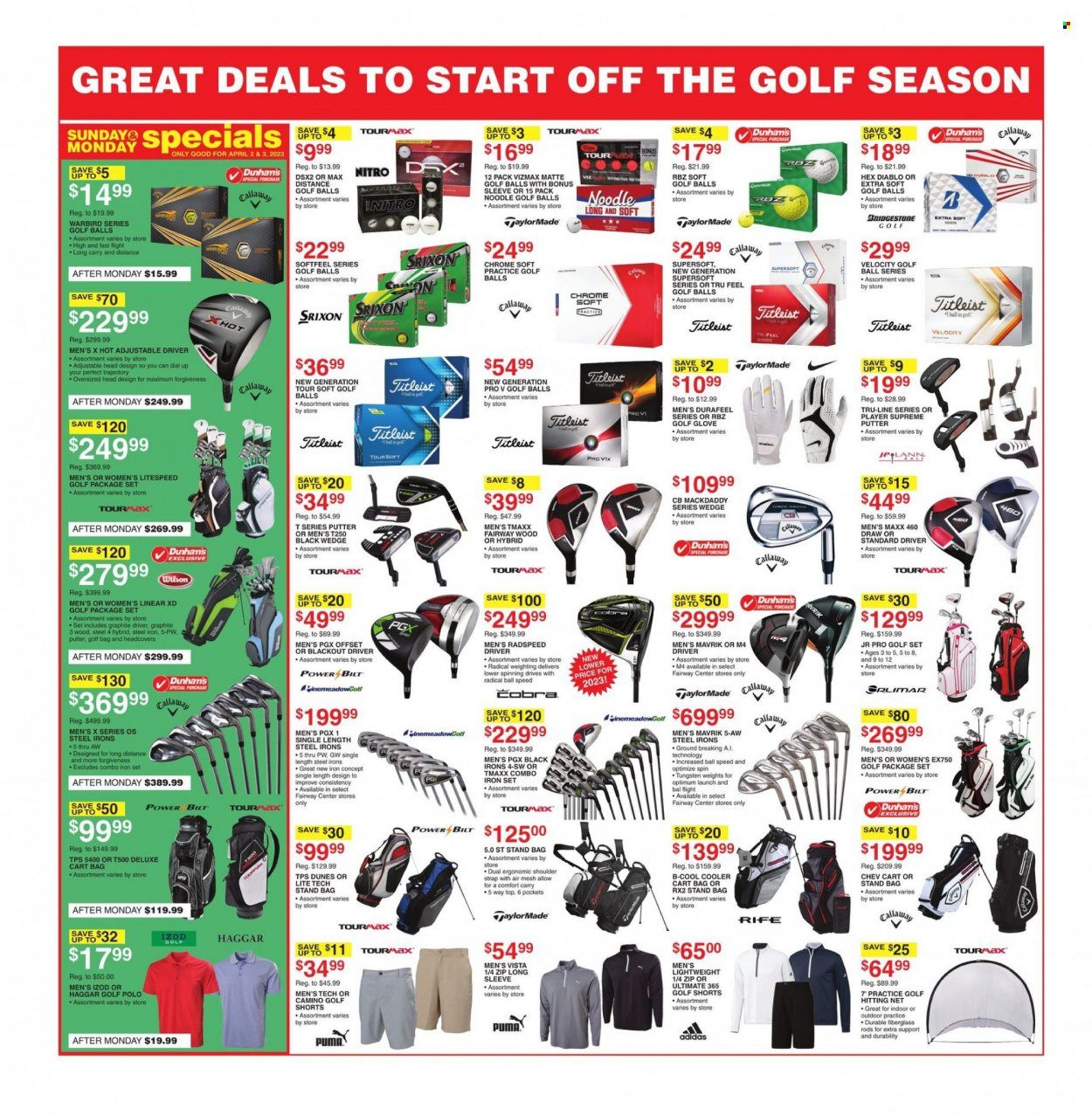 Dunham's Sports (OH) Weekly Ad Flyer Specials April 1 to April 6, 2023
