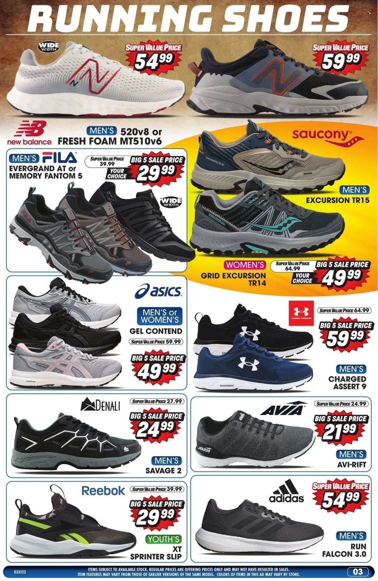 Big 5 (AZ, CA, CO, ID, NM, OR, UT, WA) Weekly Ad Flyer Specials March 31 to April 6, 2023