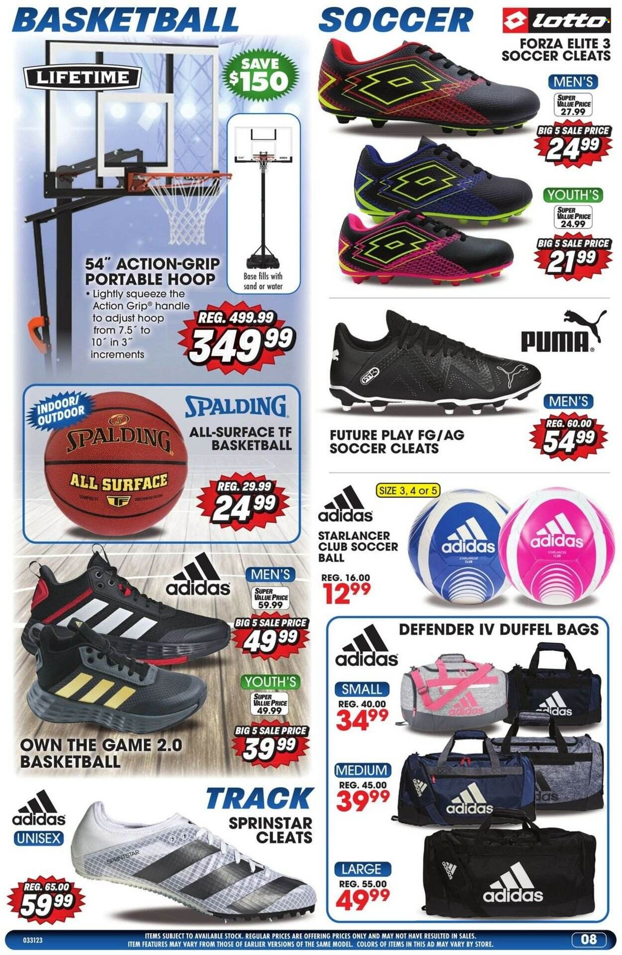 Big 5 (AZ, CA, CO, ID, NM, OR, UT, WA) Weekly Ad Flyer Specials March 31 to April 6, 2023
