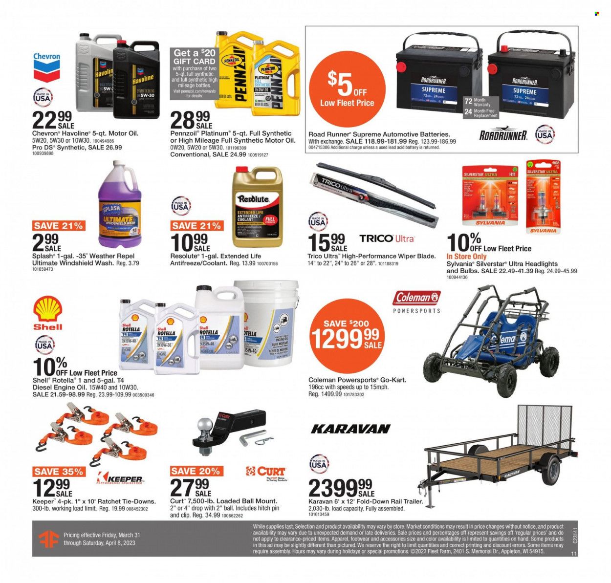Fleet Farm (IA, MN, ND, WI) Weekly Ad Flyer Specials March 31 to April 8, 2023