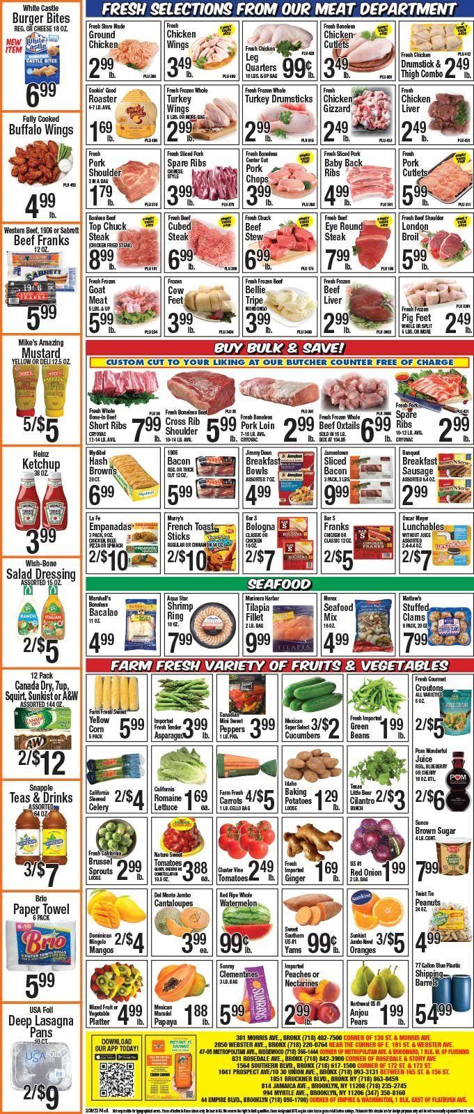 Western Beef (FL, NY) Weekly Ad Flyer Specials March 30 to April 5, 2023