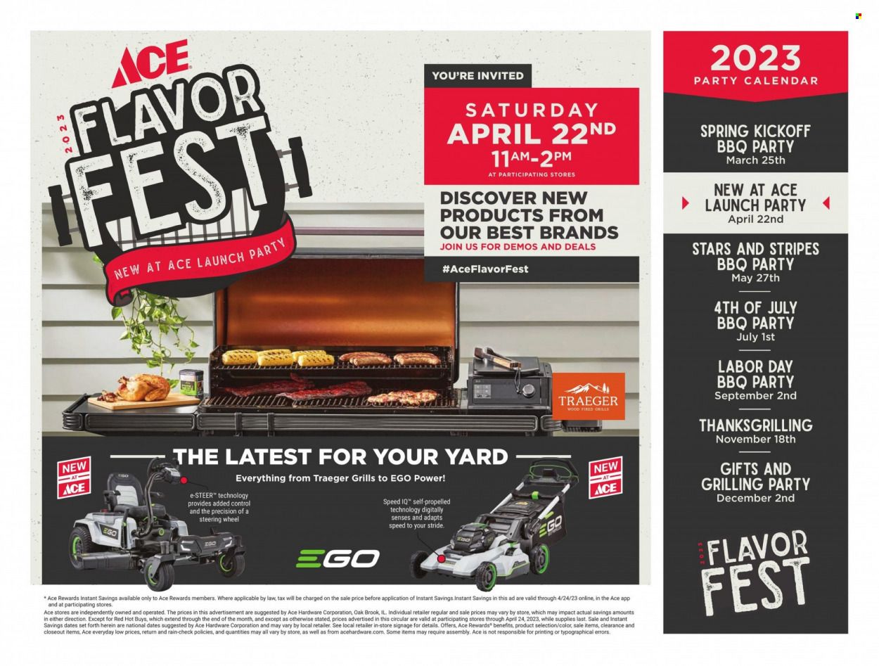 ACE Hardware Weekly Ad Flyer Specials April 1 to April 30, 2023