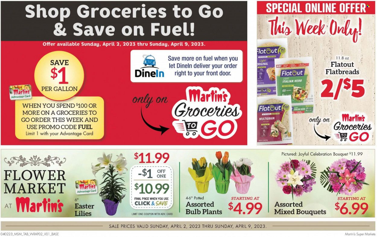 Martin’s (IN, MI) Weekly Ad Flyer Specials April 2 to April 9, 2023