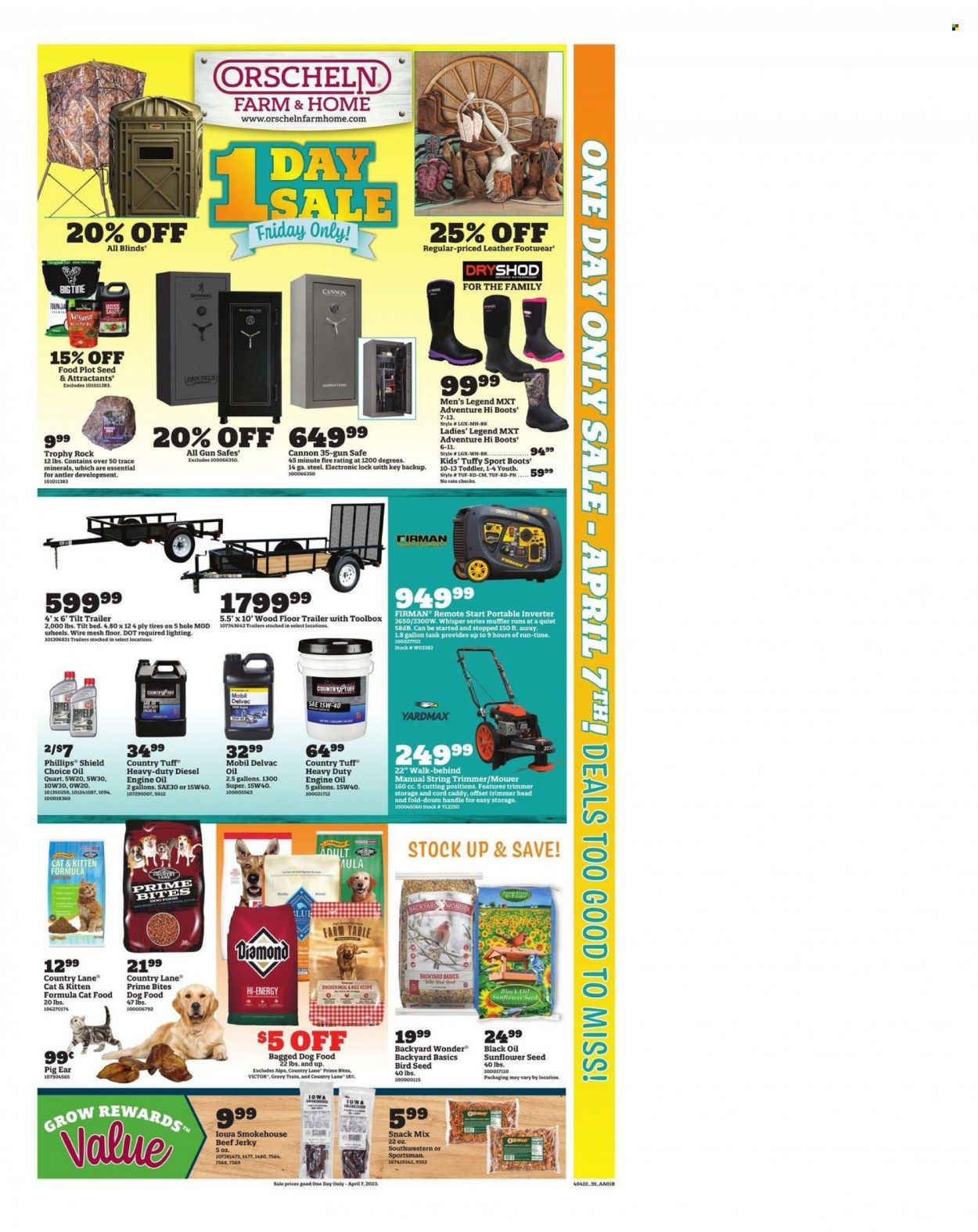 Orscheln Farm and Home (IA, IN, KS, MO, NE, OK) Weekly Ad Flyer Specials April 4 to April 8, 2023