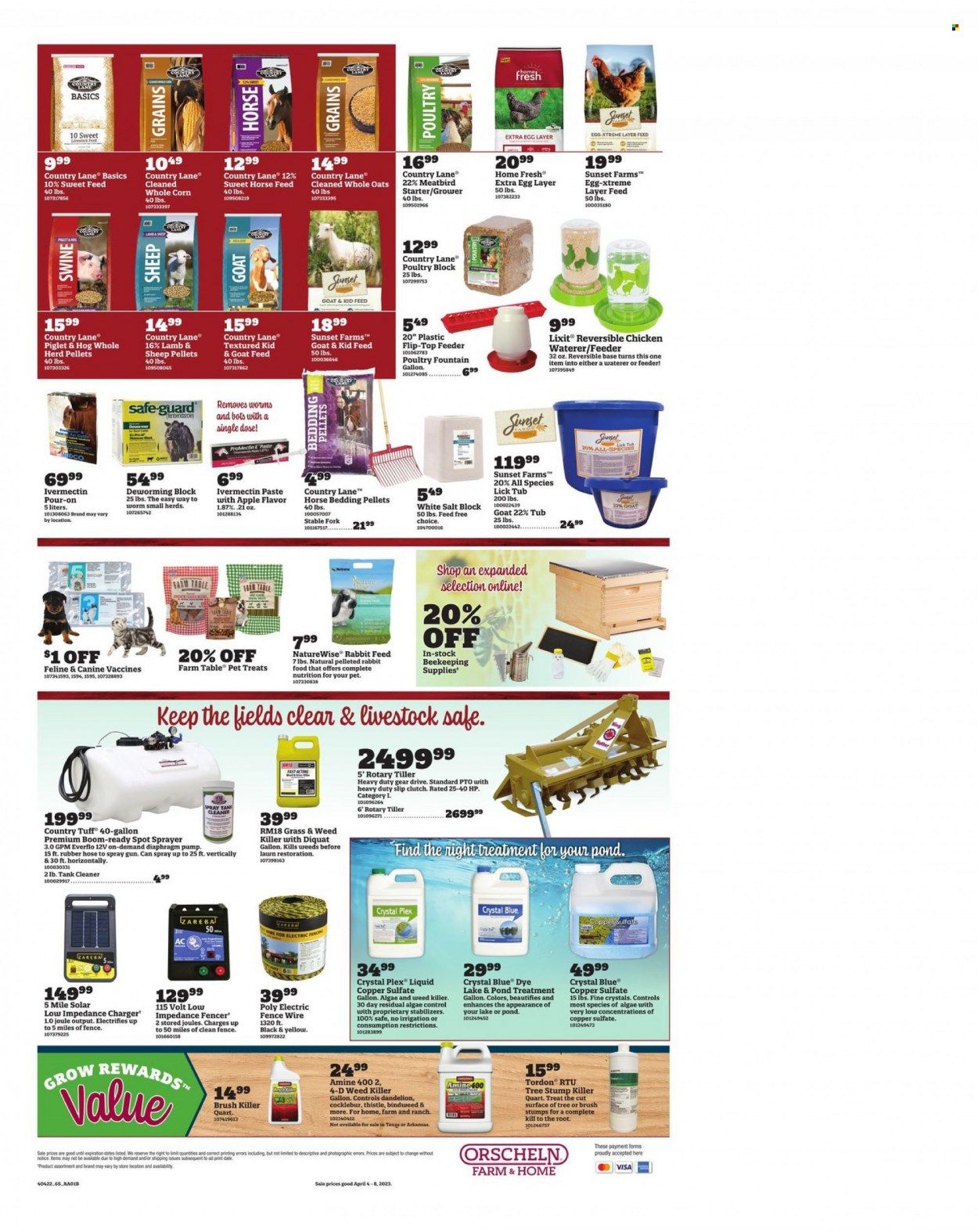 Orscheln Farm and Home (IA, IN, KS, MO, NE, OK) Weekly Ad Flyer Specials April 4 to April 8, 2023