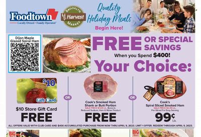 Foodtown (NJ, NY, PA) Weekly Ad Flyer Specials March 31 to April 6, 2023